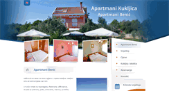 Desktop Screenshot of apartments-kukljica.com
